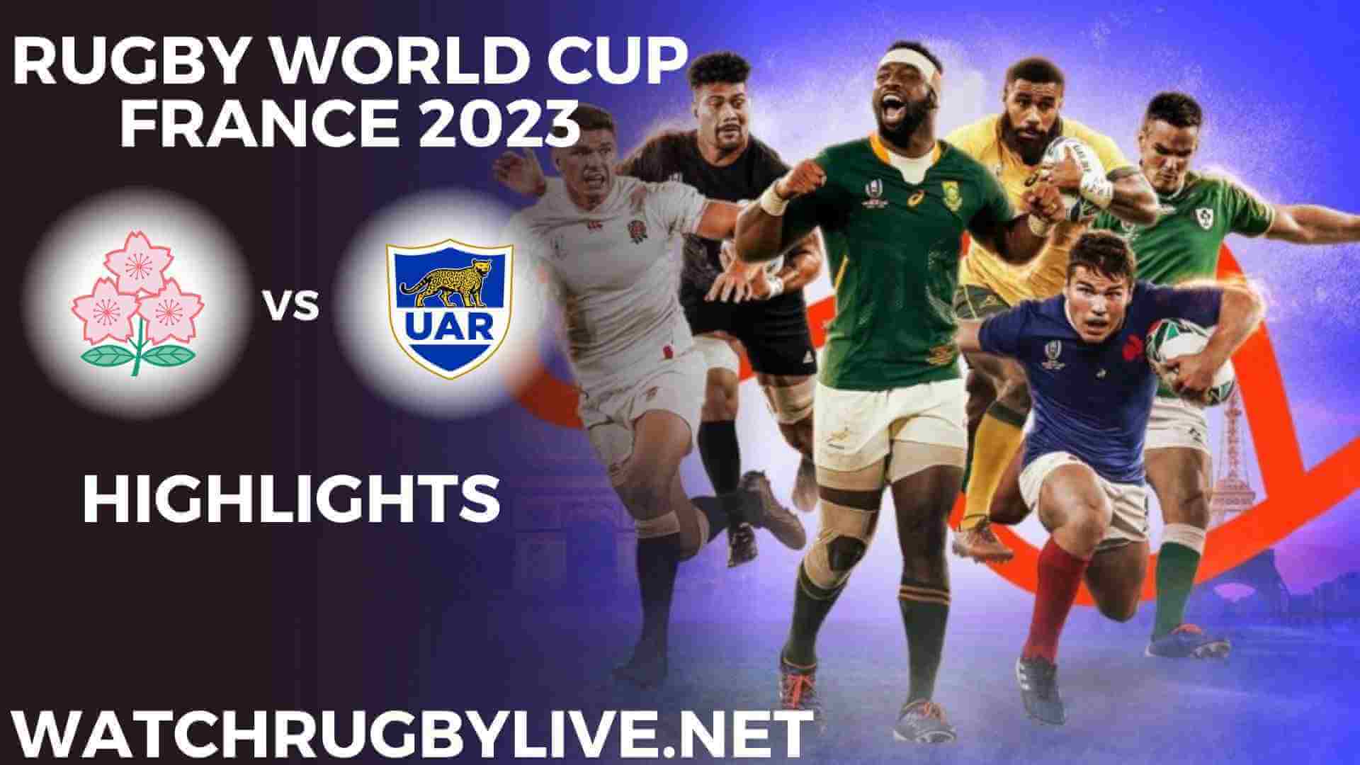 Japan Vs Argentina Highlights Rugby World Cup 2023